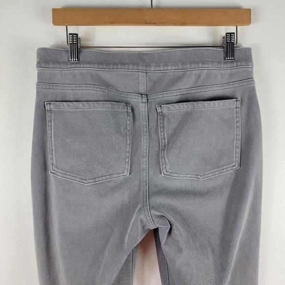 Spanx Jeanish High Waist Ankle Pull On Elastic Waist Stretch Jeggings Grey - Picture 6 of 13